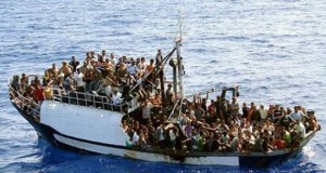 Bootvluchtelingen-geluk